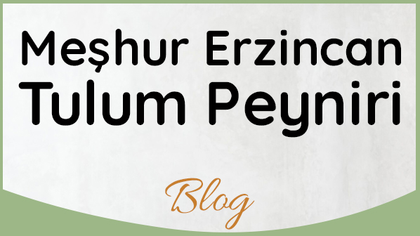 Meşhur Erzincan Tulum Peyniri